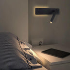 FlexGlow – Lámpara de Pared LED con Cabezal Ajustable y Iluminación de Base