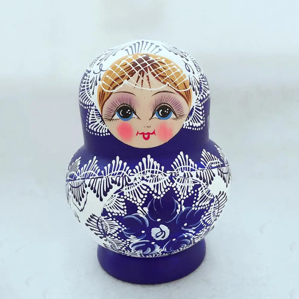 10 piezas/set de muñecas matryoshka rusas de madera