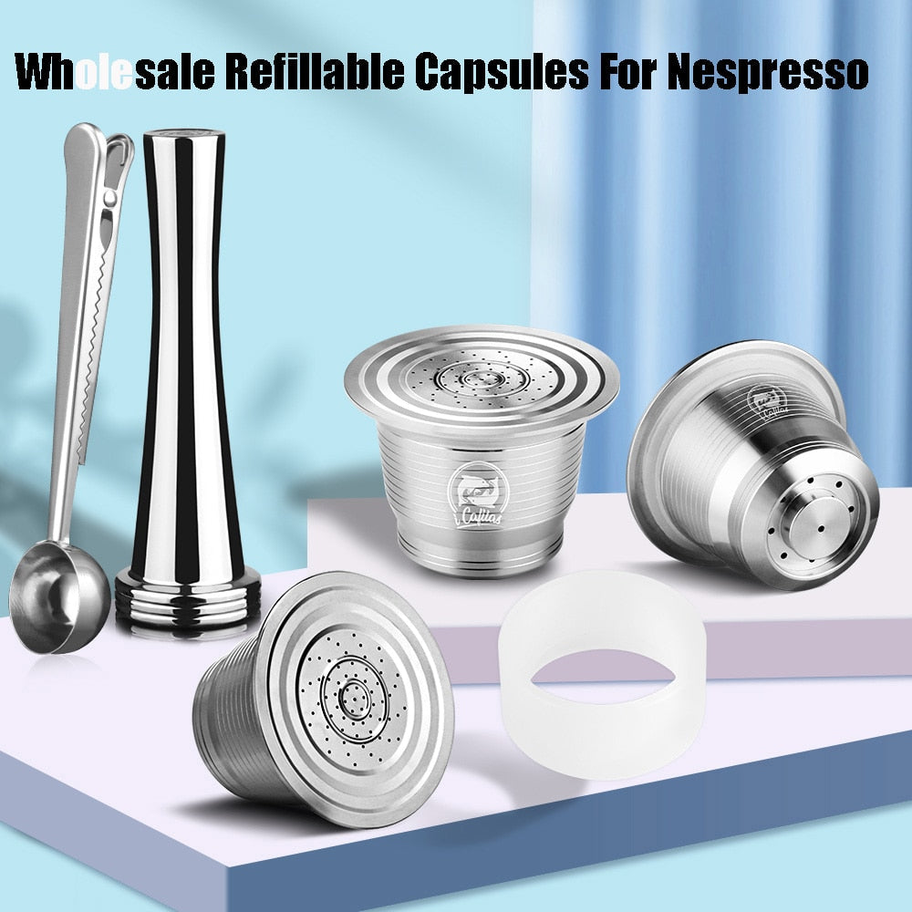 Cápsulas reutilizables para café crema (compatibles con Nespresso)