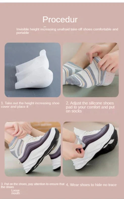 Kalsten | Plantilla de Silicona Invisible para Aumento de Altura Unisex