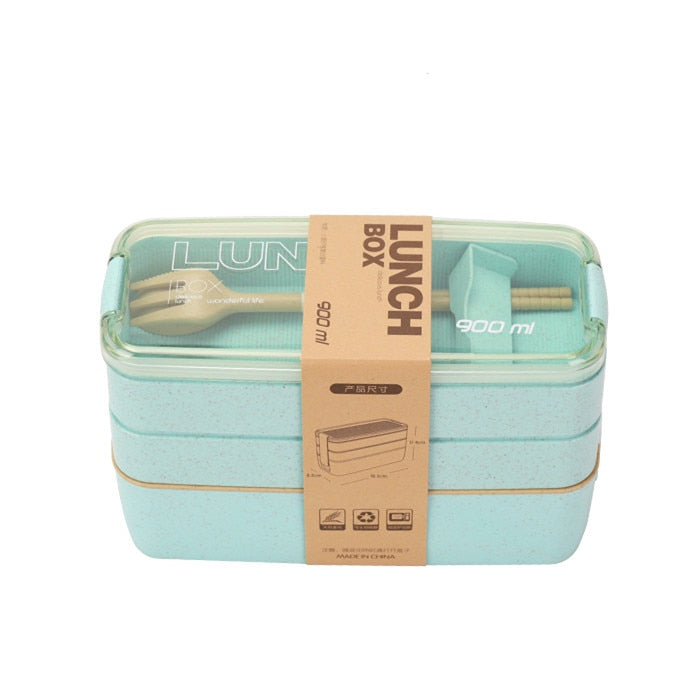 Caja Bento de 3 capas