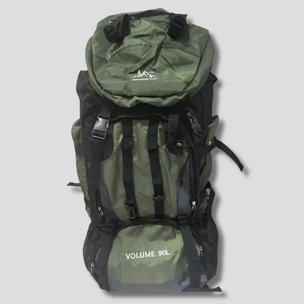 Mochila de senderismo ultraligera impermeable de 90L