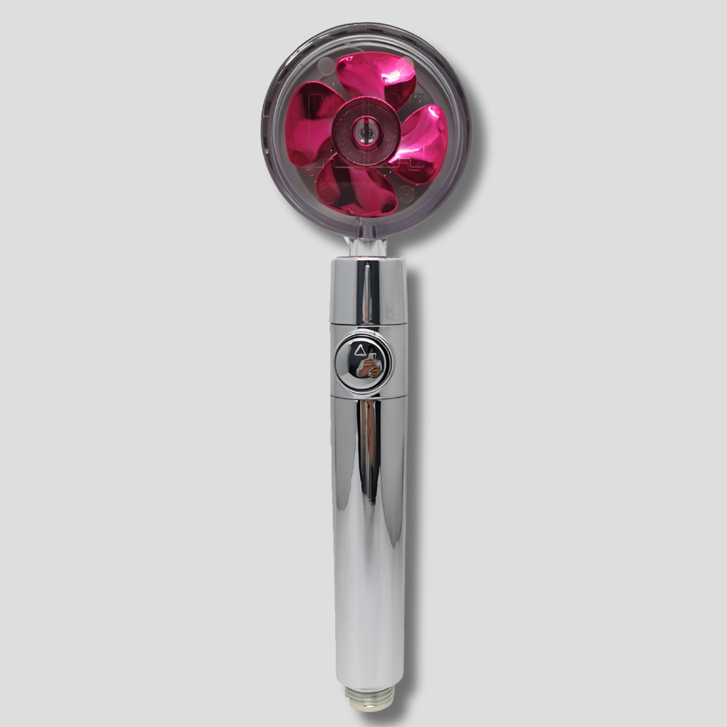 Cabezal de ducha con propulsor rotativo de alta presión