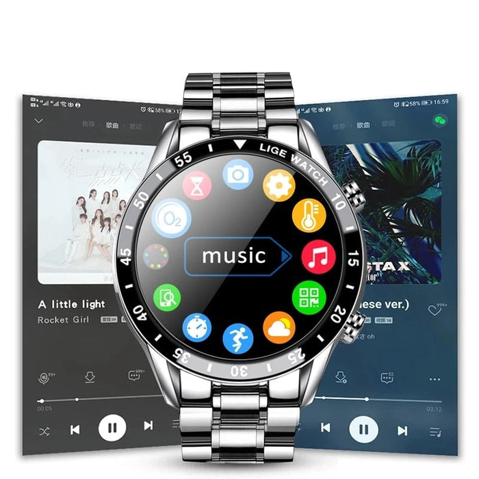 Reloj Inteligente de Lujo 4G – Estilo elegante y conectado con llamadas y conectividad