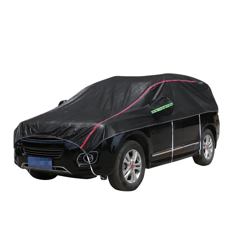 AutoVioro Funda de Auto Impermeable | Protección UV y Térmica | Resistente al Viento y Antirrobo | Tejido Nano-Oxford