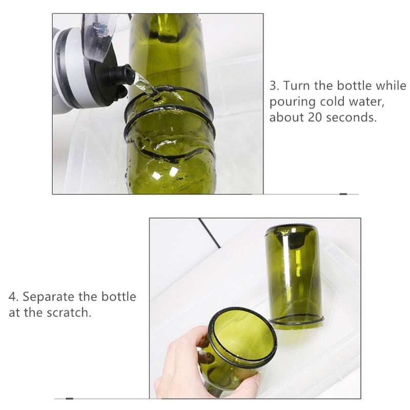 Kit de Herramientas para Cortar Botellas de Vidrio DIY