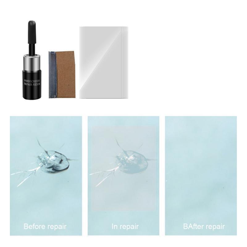 Kit de reparación para vidrio agrietado