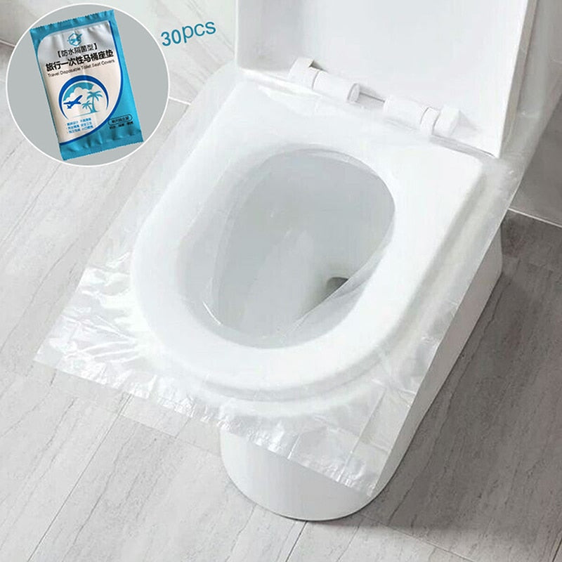 Cubierta desechable para asiento de inodoro