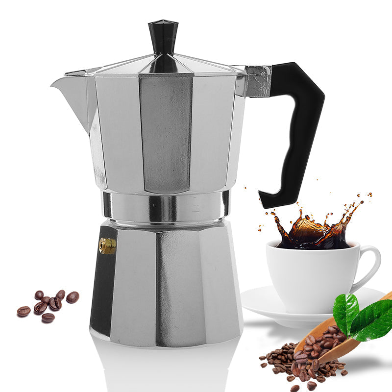 Cafetera Espresso Italiana Clásica para la Estufa - 12 Tazas Moka