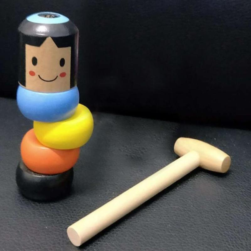 Daruma Inmortal Juguete de Madera