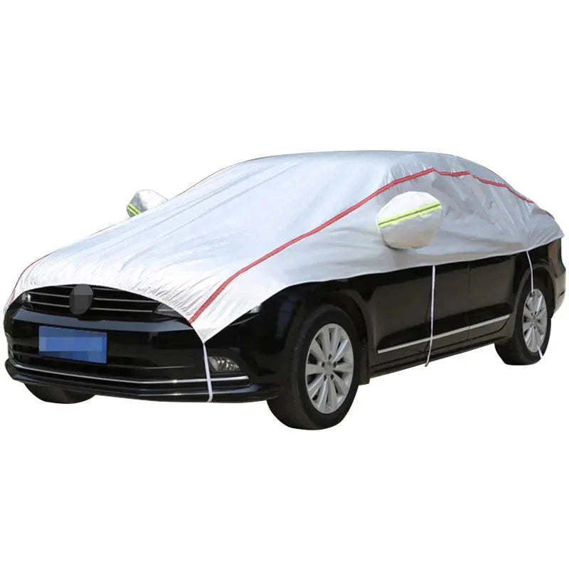 AutoVioro Funda de Auto Impermeable | Protección UV y Térmica | Resistente al Viento y Antirrobo | Tejido Nano-Oxford