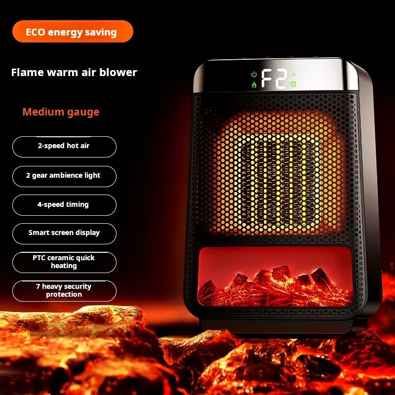 Estufa Eléctrica Eficiente en Energía | Calefacción Eficiente - Diseño Compacto - Perfecta para Grandes Espacios