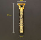 SKULLTRIM – Tondeuse à barbe vintage avec batterie et coupe précise pour barbe et cheveux