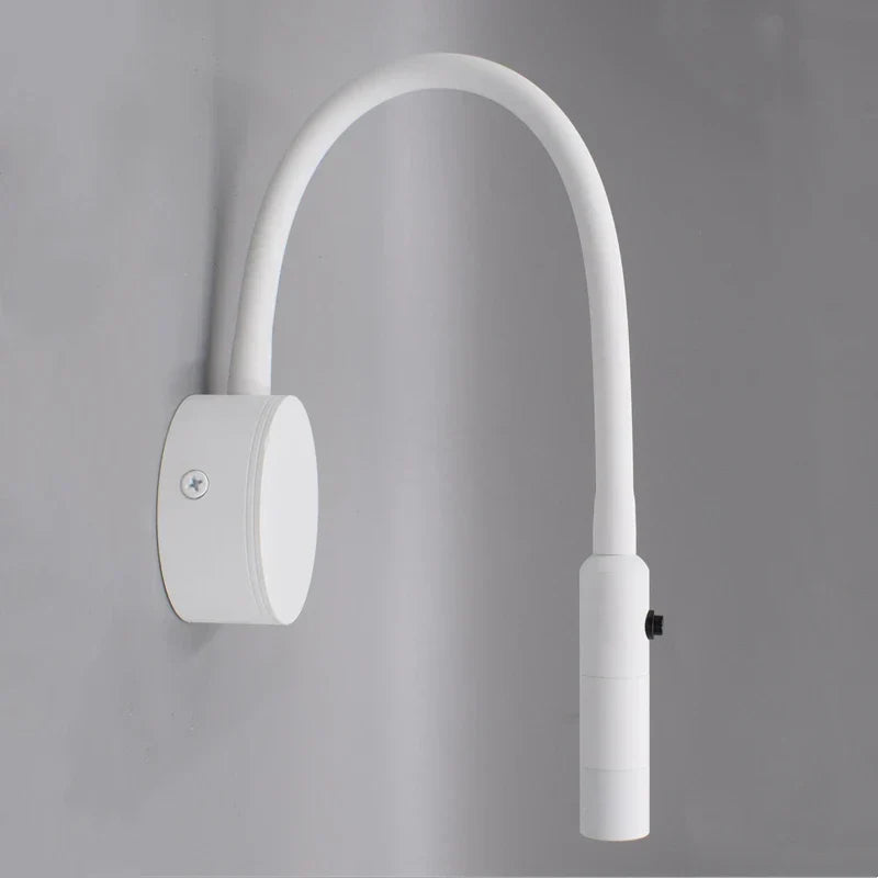 BowLift | Lámpara de pared LED flexible moderna con interruptor para dormitorio y estudio - 1W/3W