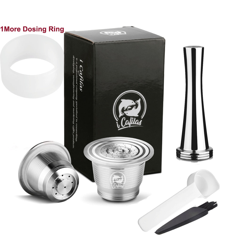 Cápsulas reutilizables para café crema (compatibles con Nespresso)