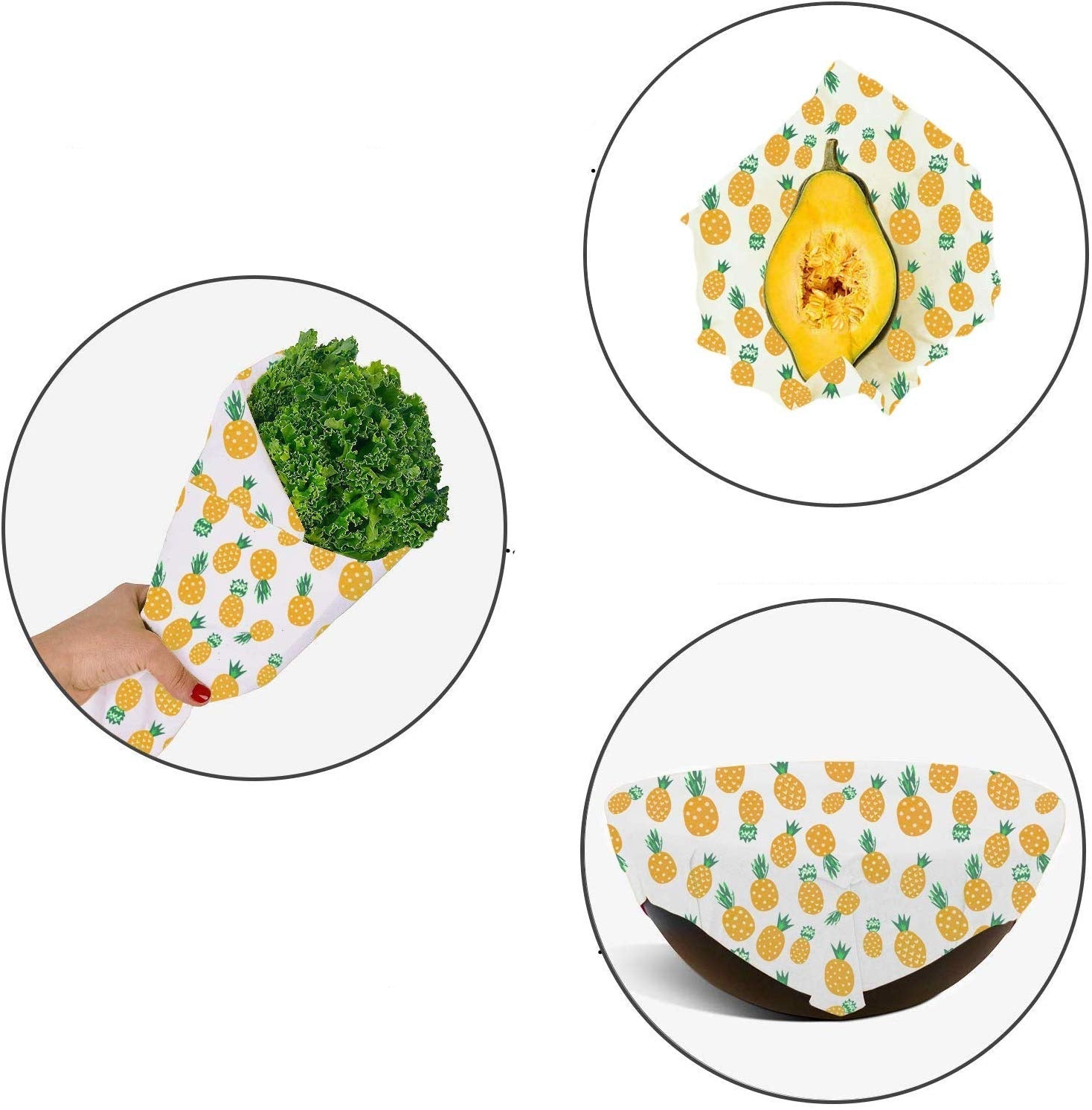 Envolturas de cera de abeja - set de 3