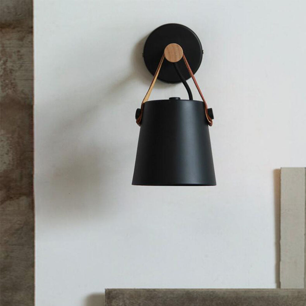 Lámpara de Pared de Madera Nórdica