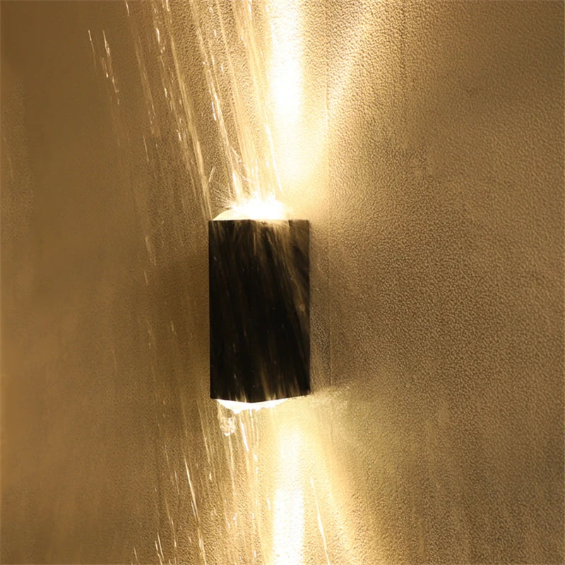 Lámpara de pared LED Virelo Beam | IP65 Impermeable | Carcasa de aluminio | Para jardín, terraza y fachada | 85–265 V