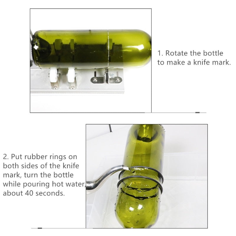 Kit de Herramientas para Cortar Botellas de Vidrio DIY