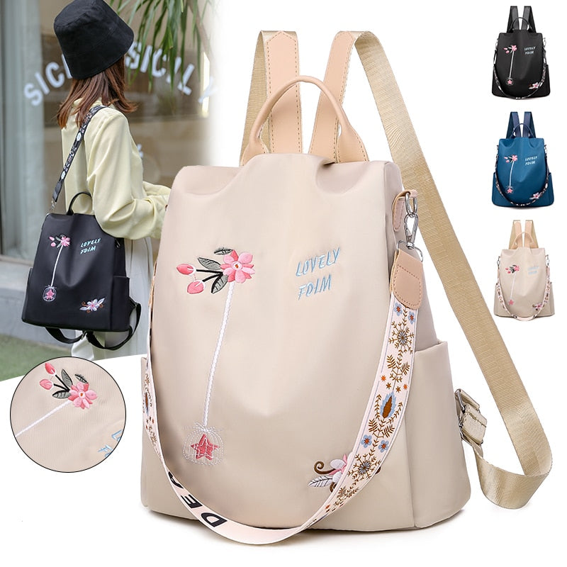 Mochila Oxford de Gran Capacidad Antirrobo