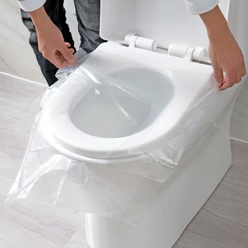 Cubierta desechable para asiento de inodoro