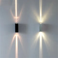 Lámpara de pared LED Virelo Beam | IP65 Impermeable | Carcasa de aluminio | Para jardín, terraza y fachada | 85–265 V