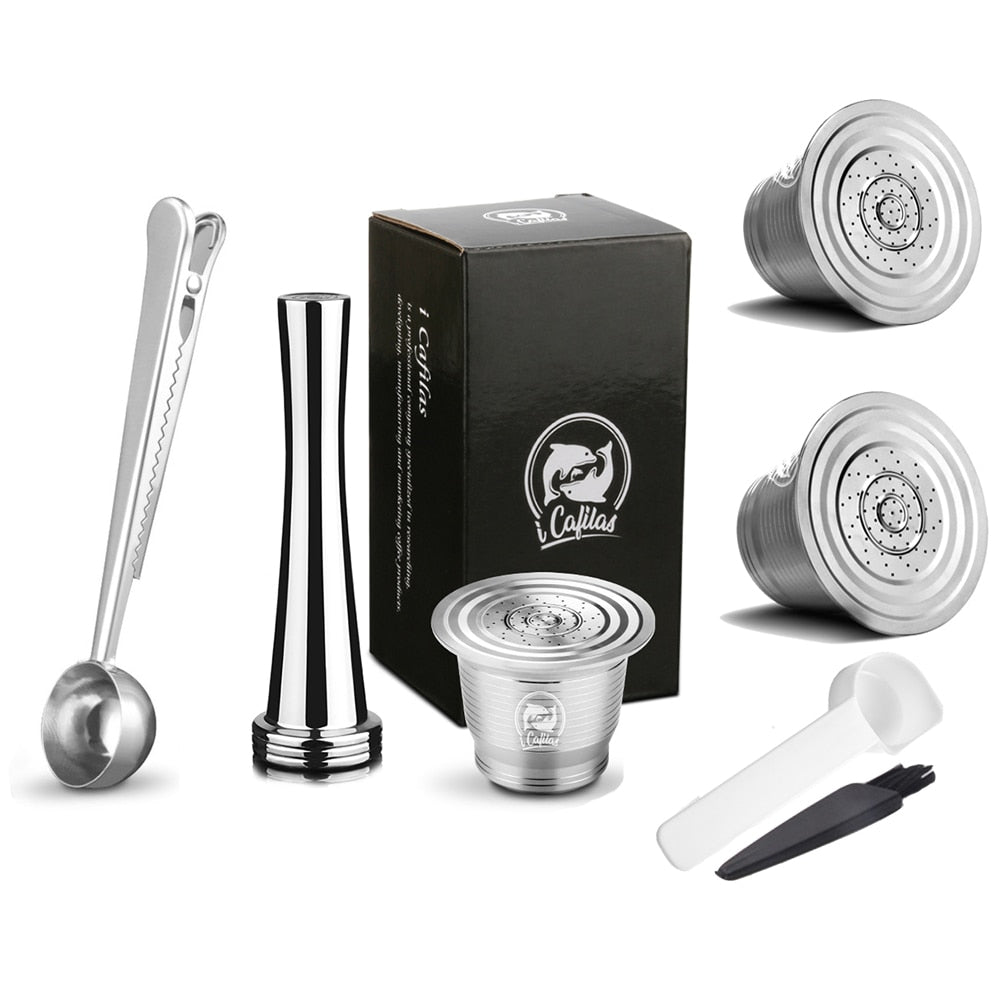 Cápsulas reutilizables para café crema (compatibles con Nespresso)