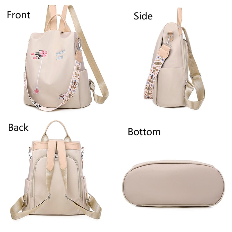 Mochila Oxford de Gran Capacidad Antirrobo