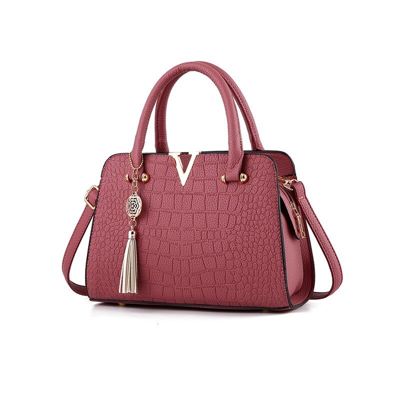 Bolso de piel de cocodrilo