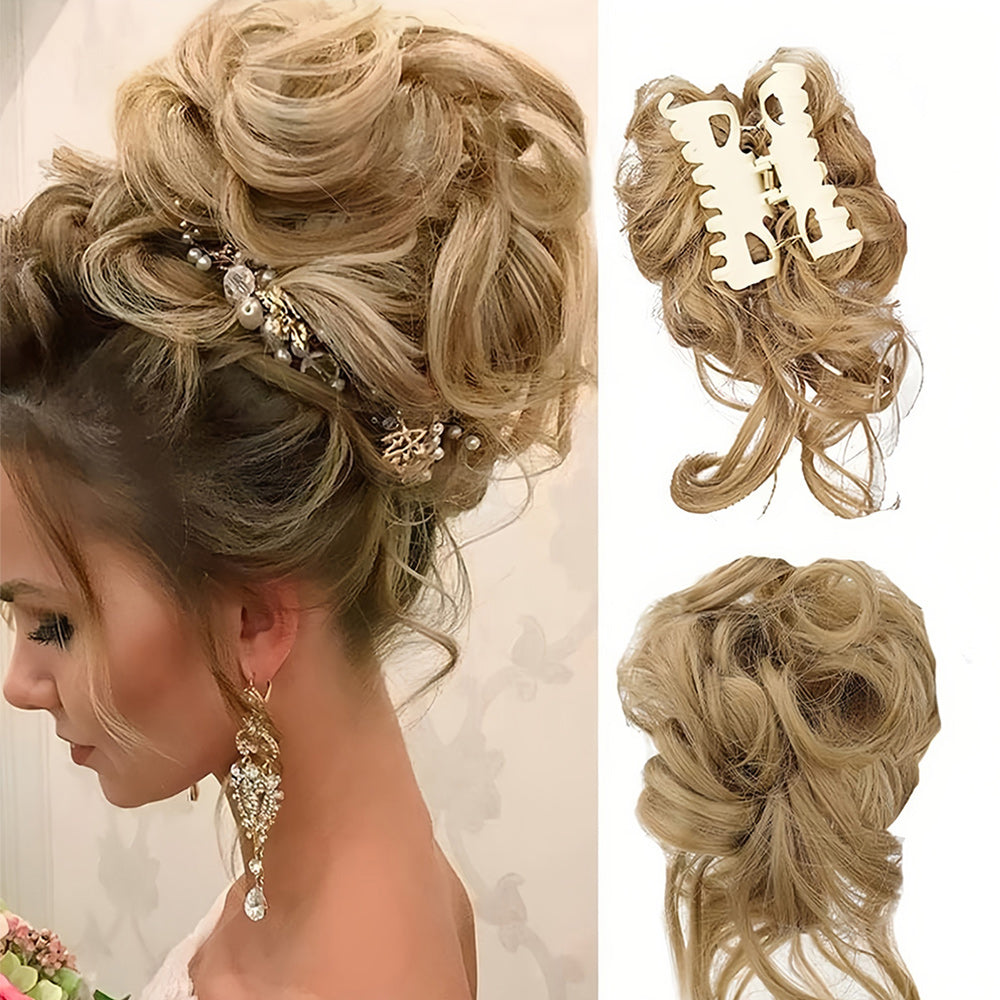 Piezas de cabello rizado