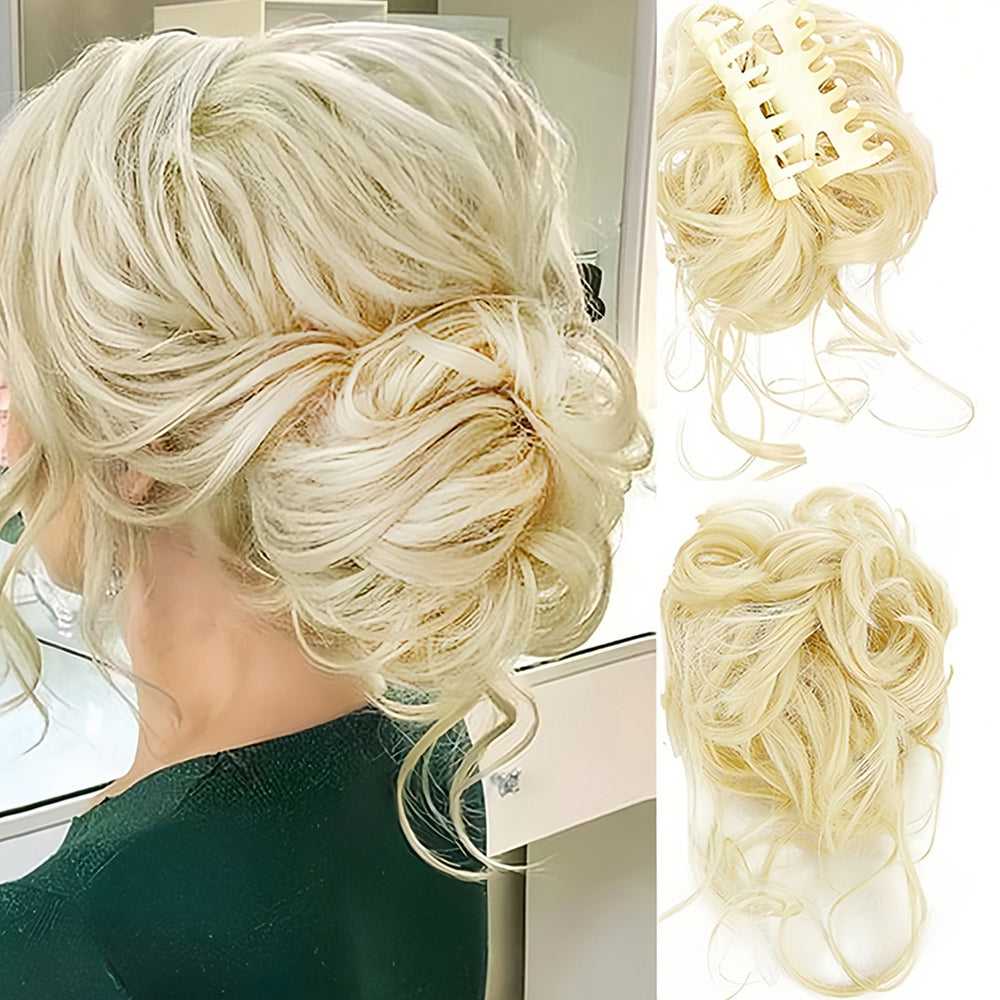 Piezas de cabello rizado