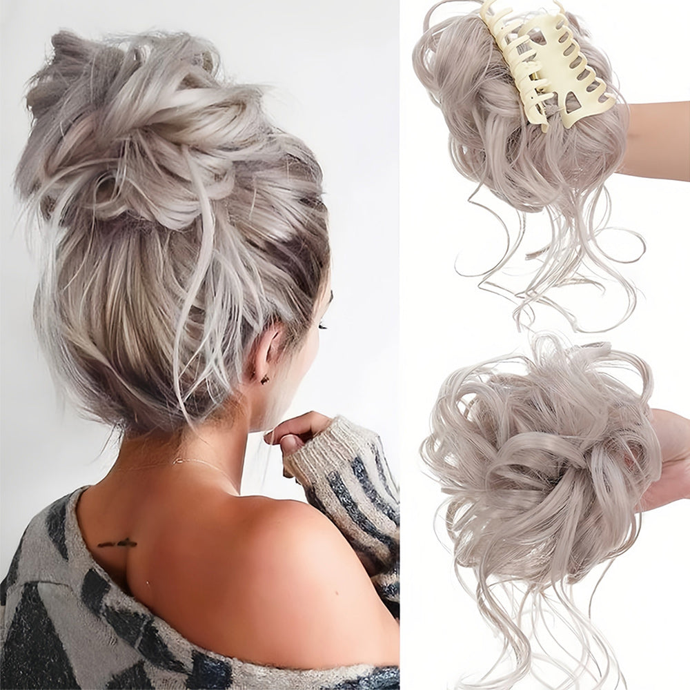 Piezas de cabello rizado