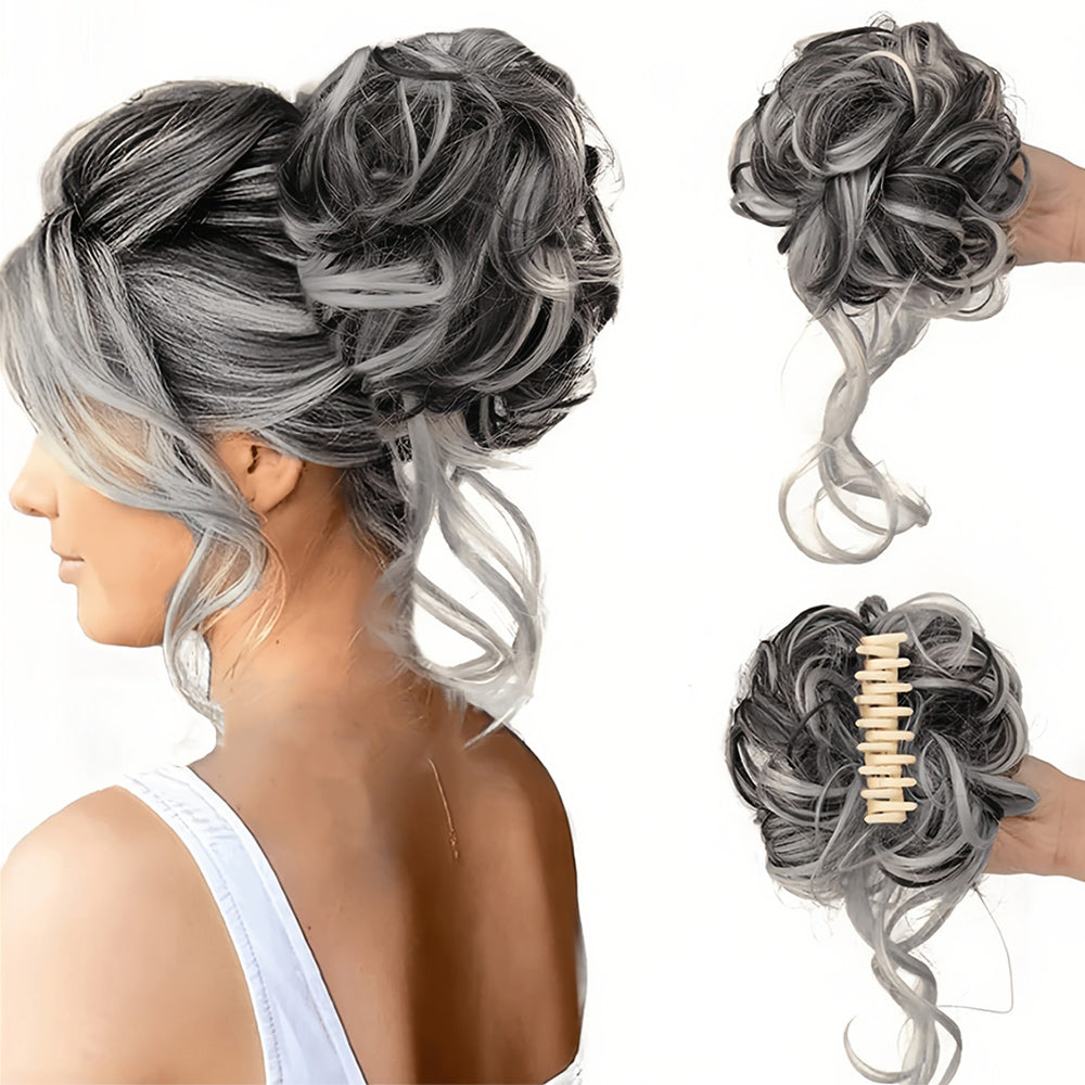 Piezas de cabello rizado