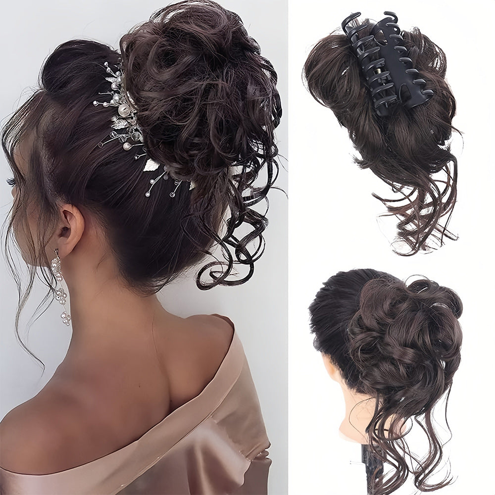 Piezas de cabello rizado
