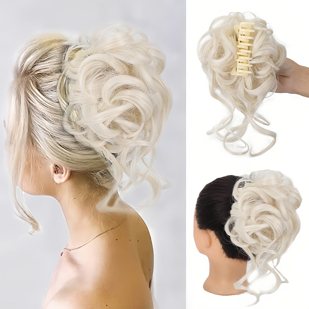 Piezas de cabello rizado