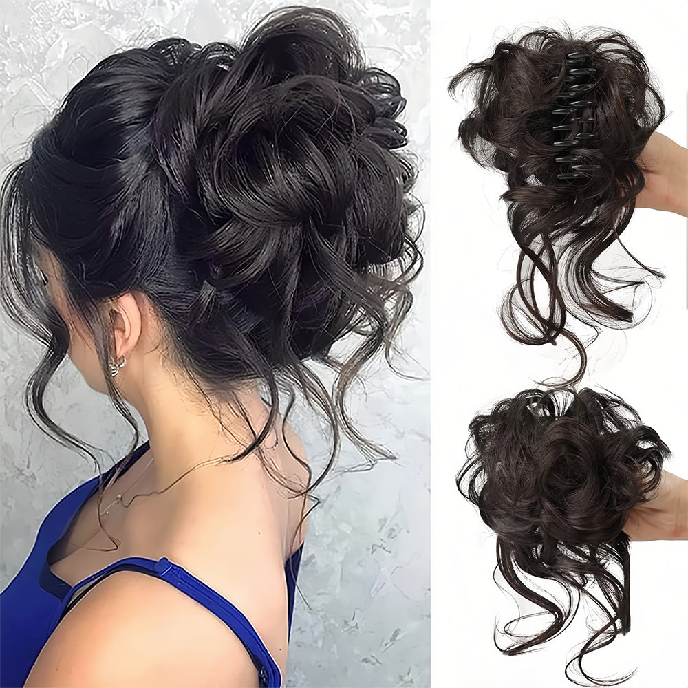 Piezas de cabello rizado