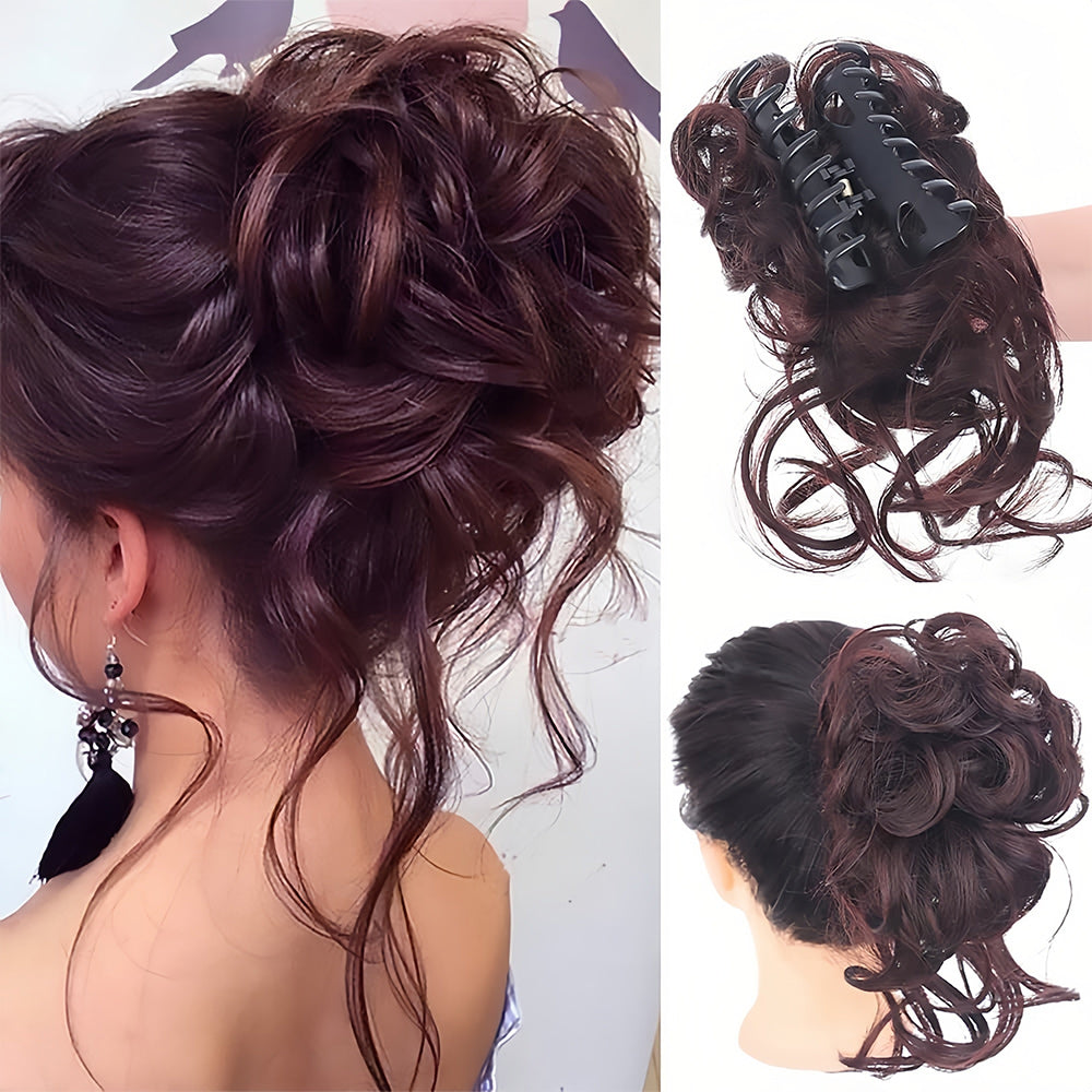 Piezas de cabello rizado