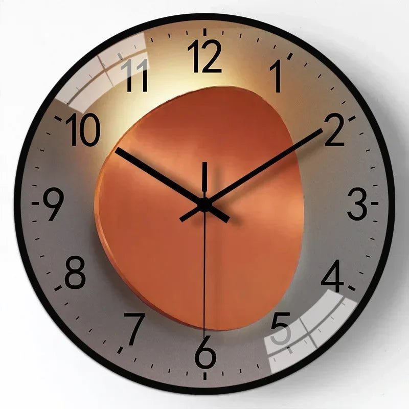 TICKLESS – Horloge murale silencieuse avec cadran minimaliste et finition élégante