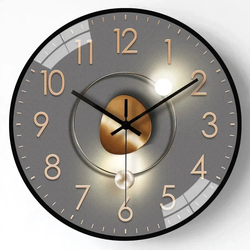TICKLESS – Horloge murale silencieuse avec cadran minimaliste et finition élégante