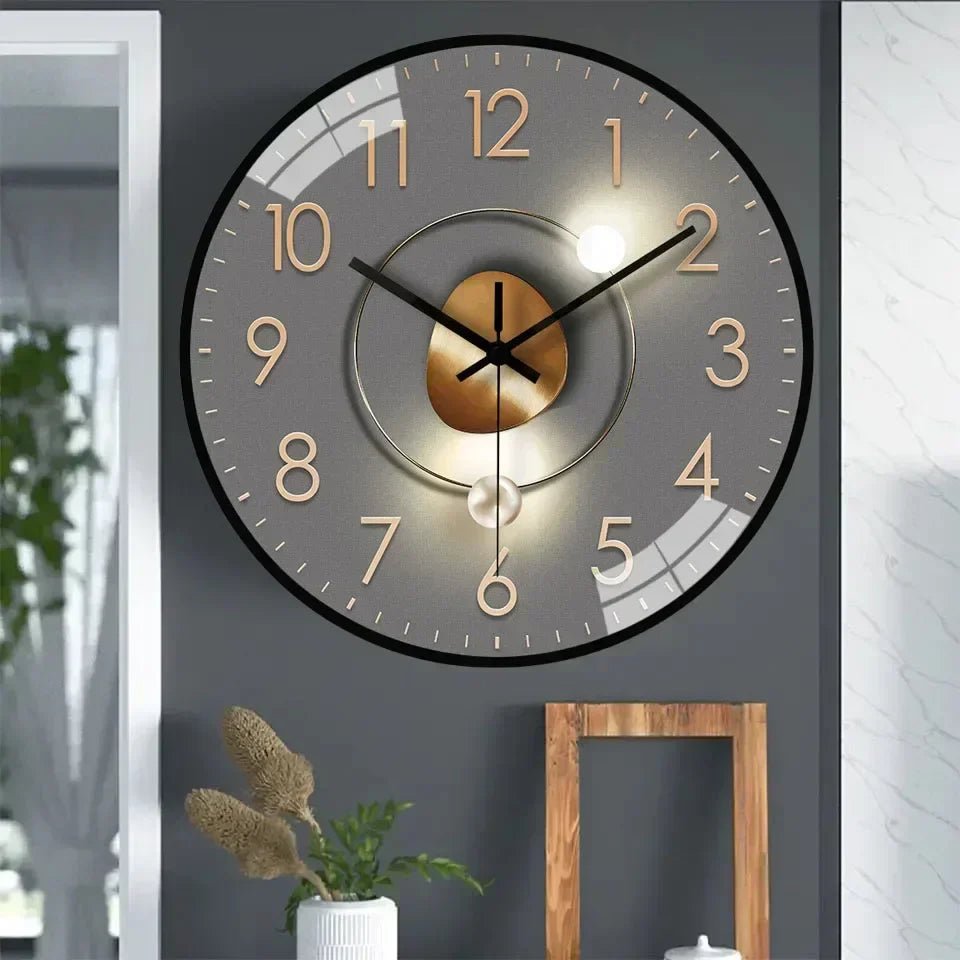 TICKLESS – Horloge murale silencieuse avec cadran minimaliste et finition élégante