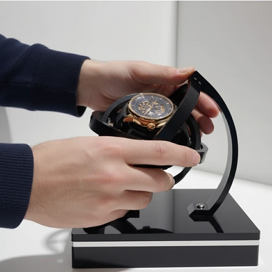 TIMEKEEPER – Horion Movilizador Automático de Relojes con Funcionamiento Silencioso
