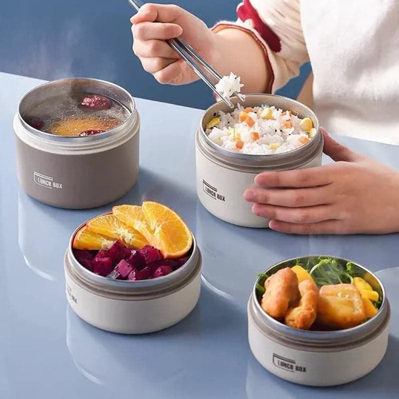 HEATLOX – Lunchbox aislada de doble pared para una larga retención del calor