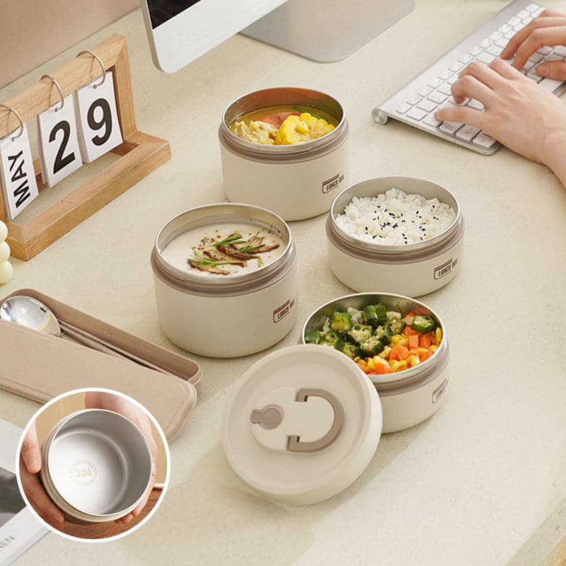 HEATLOX – Lunchbox aislada de doble pared para una larga retención del calor