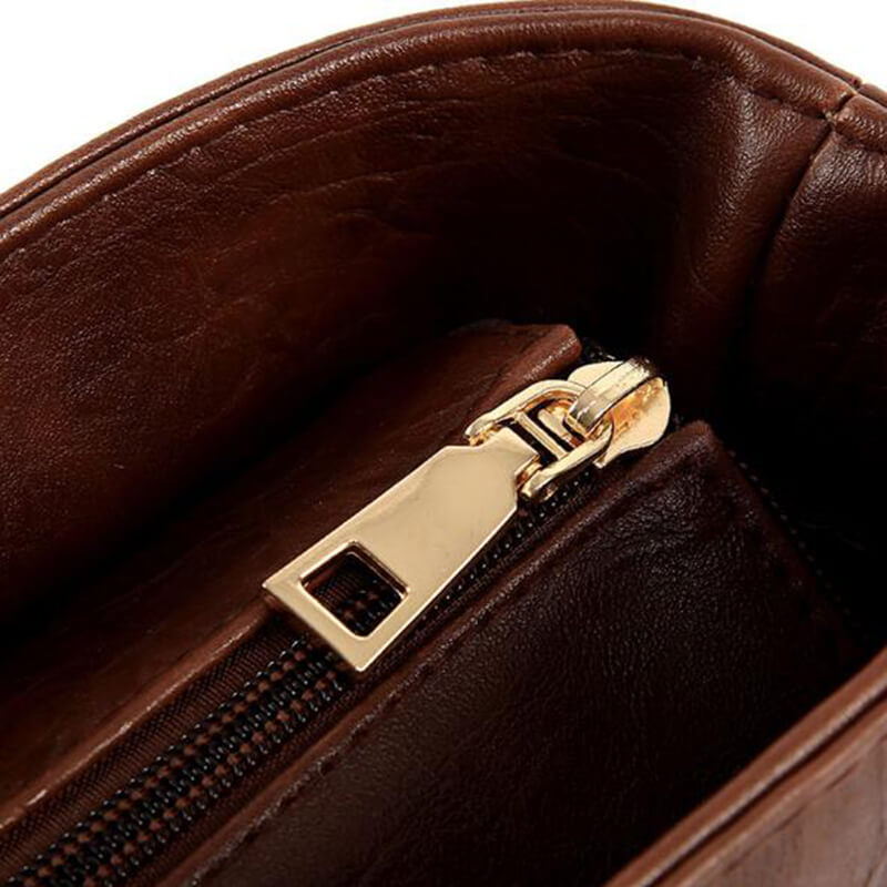 Bolso de hombro de piel para mujeres