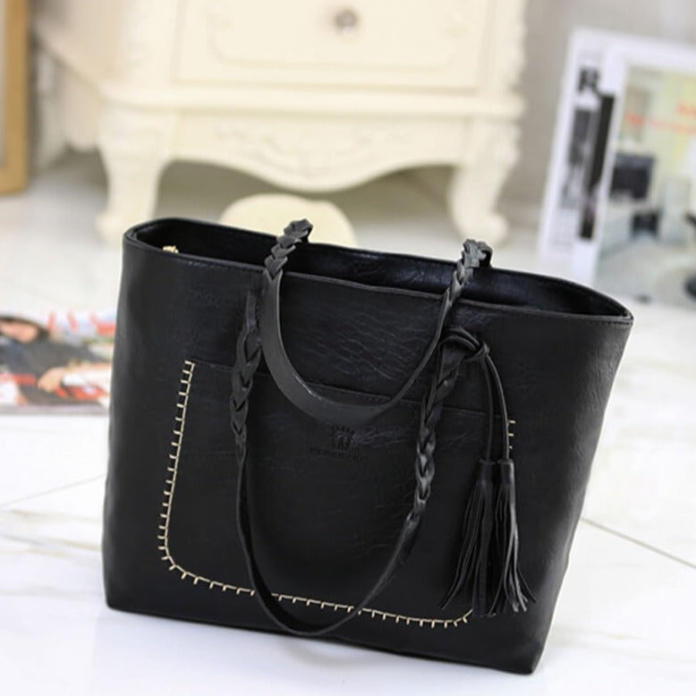 Bolso de hombro de piel para mujeres