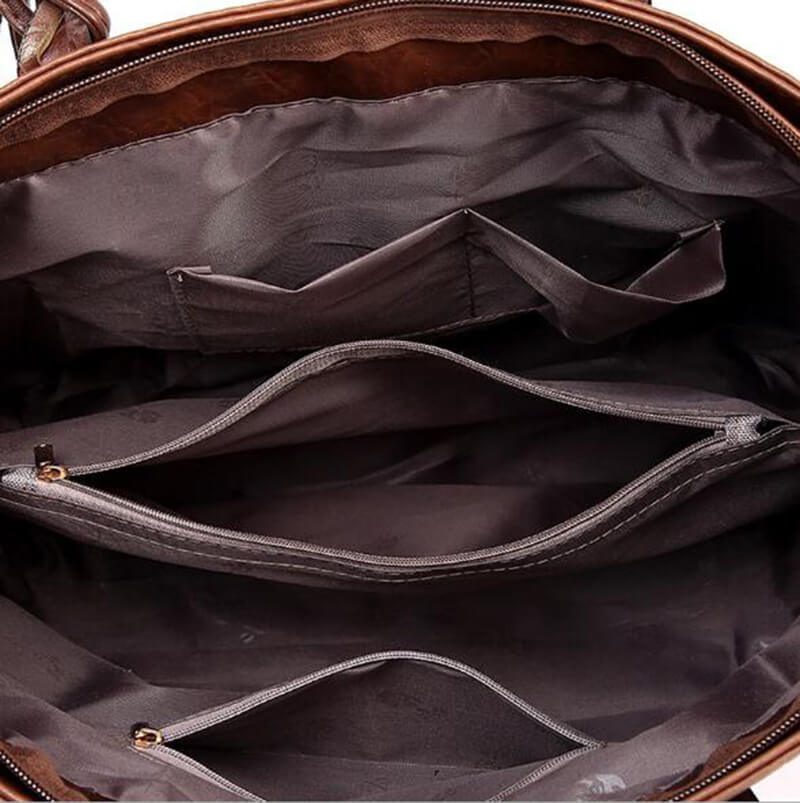 Bolso de hombro de piel para mujeres