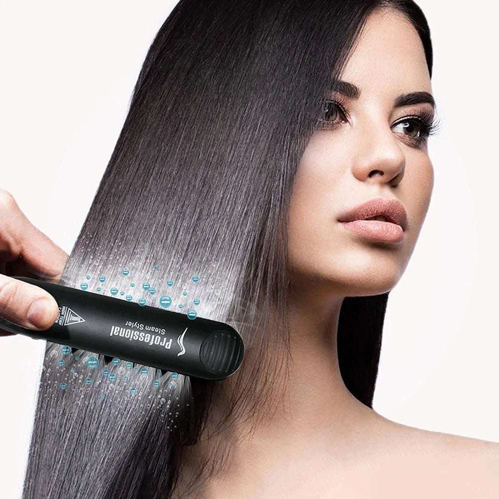 Plancha de Vapor Cerámica - Siempre cabello liso y perfecto