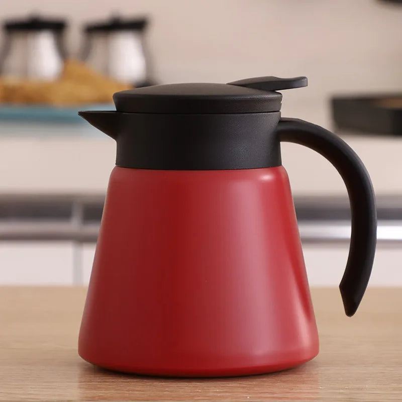 ThermoBrew Jarra Térmica | Acero Inoxidable 304 | Doble Pared & Aislada al Vacío | 6h Caliente / 12h Fría | 0,5 L