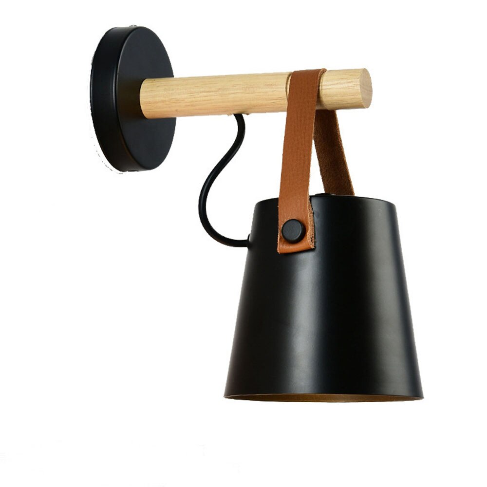 Lámpara de Pared de Madera Nórdica