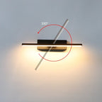 AuroLite Lámpara de pared LED ajustable | Ángulo de giro de 330° | Diseño moderno para dormitorio y sala de estar | Aluminio